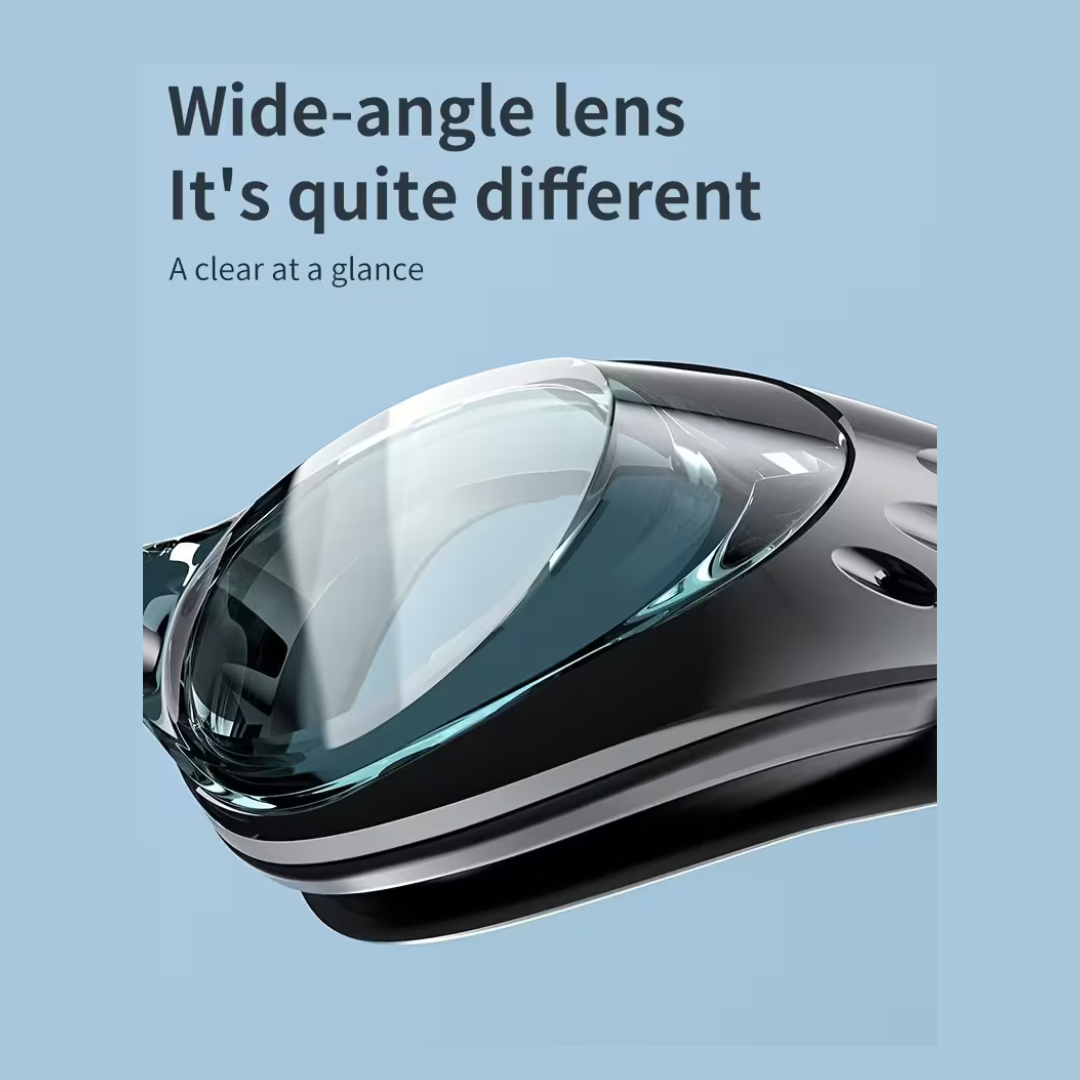 First Lens Customize Powered Swimming Goggles with UV Protection & Antifog - 011