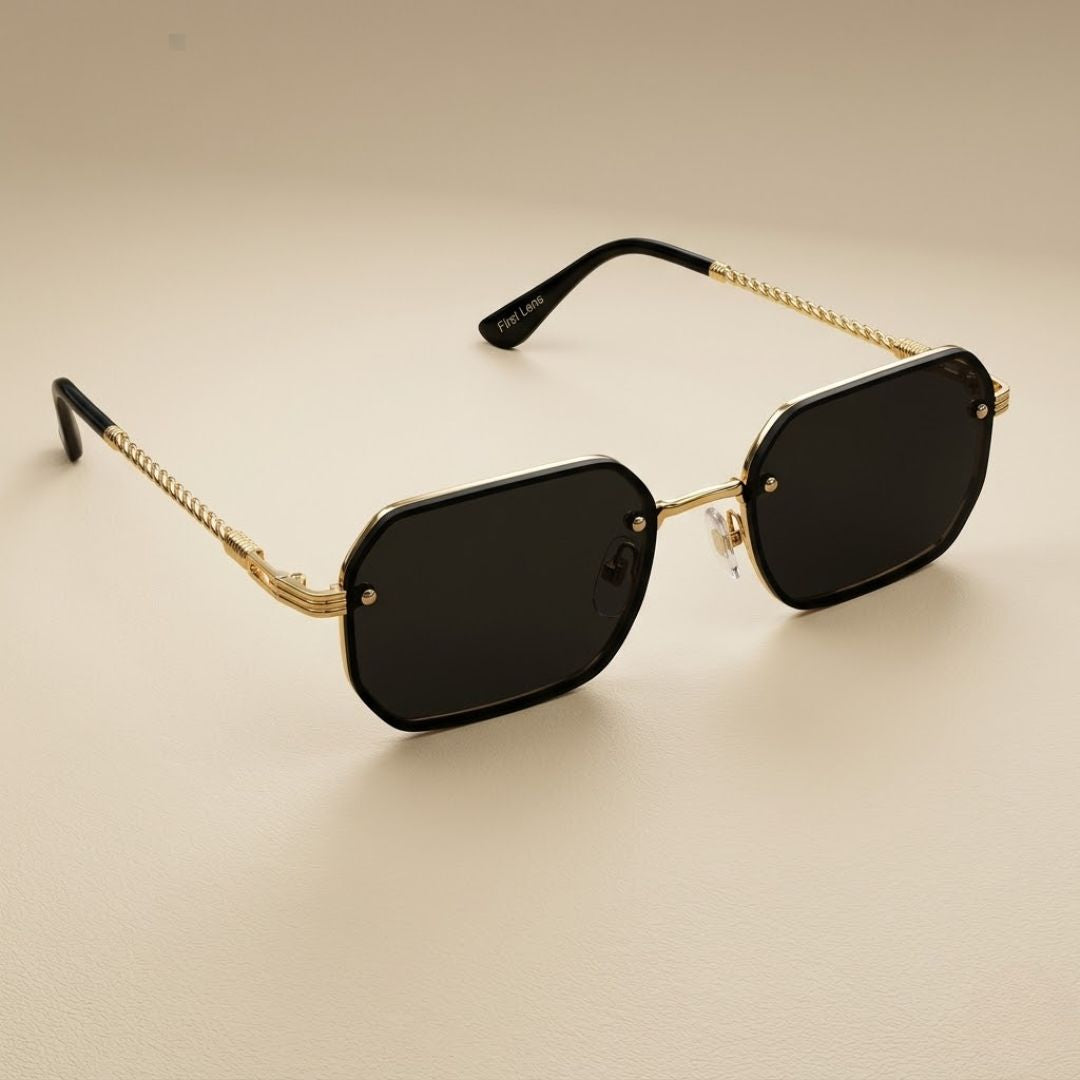 First Lens Glints Sunglasses Black - S282