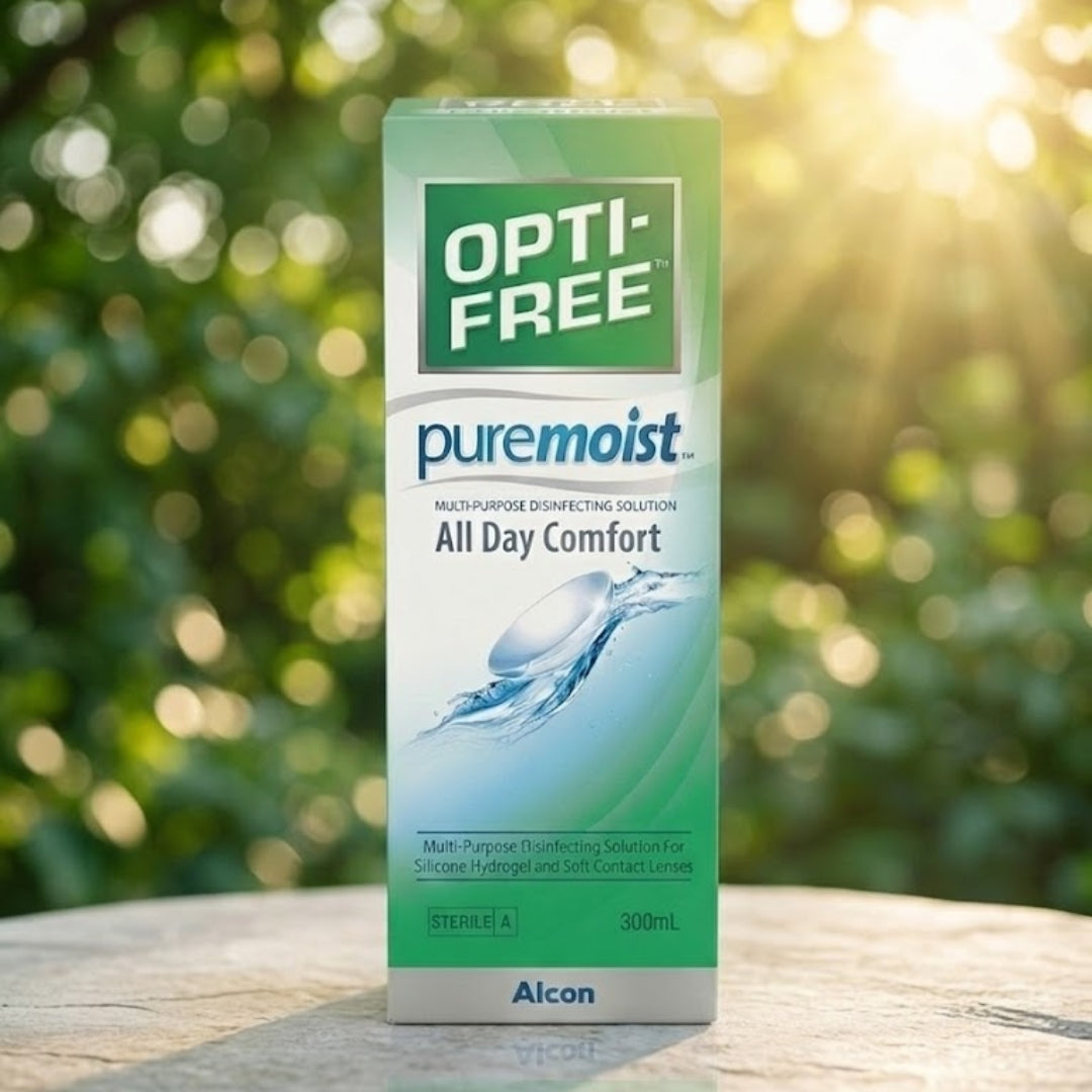 Alcon Opti Free Pure Moist Contact Lens Solution 300 ML