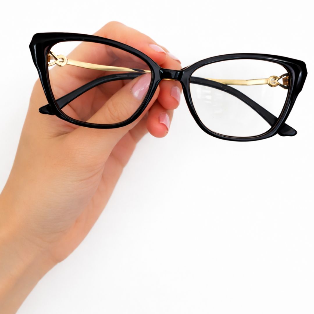First Lens AzureBay Blue Light Computer Glasses - Black - B119