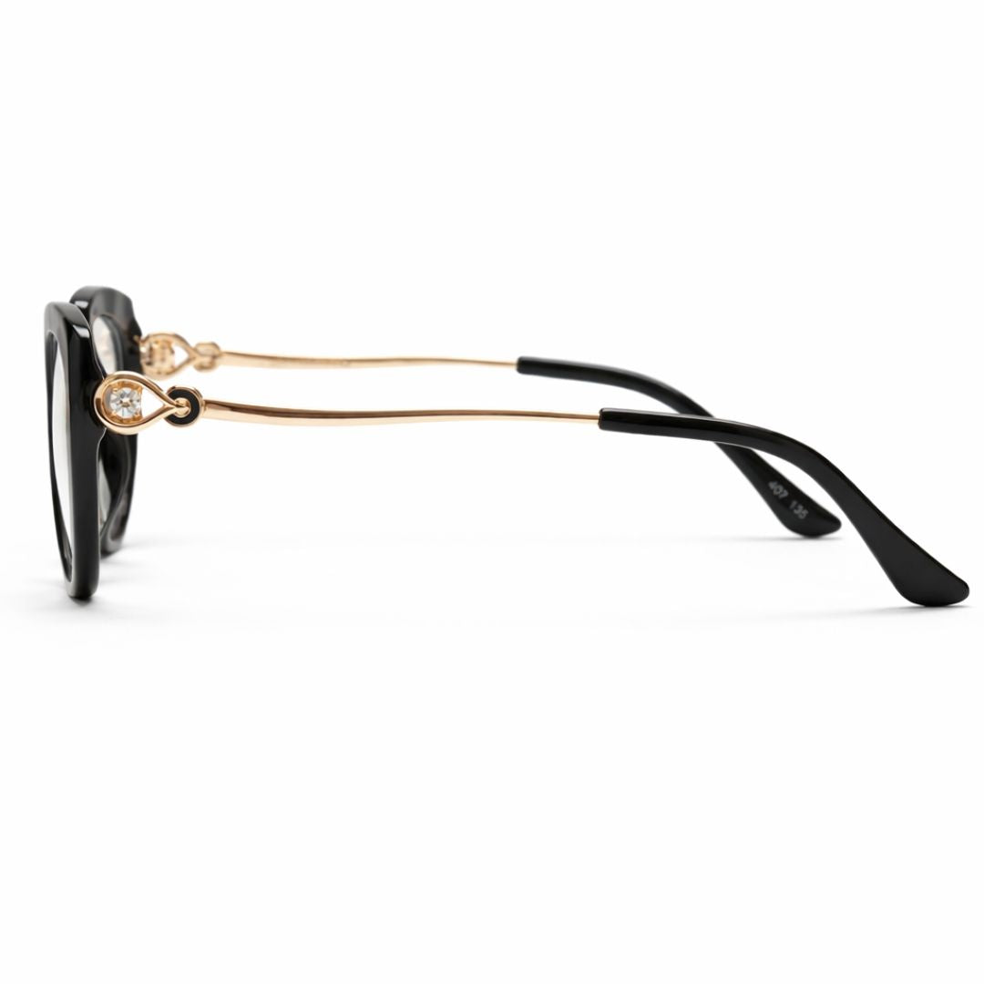 First Lens AzureBay Blue Light Computer Glasses - Black - B119