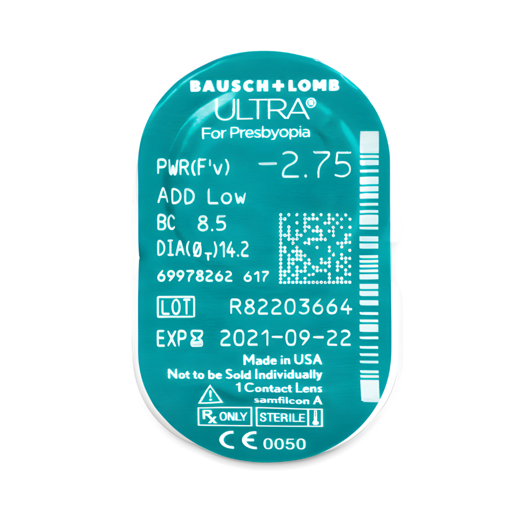 Bausch & Lomb Ultra Spherical Trial Contact Lens in Packaging