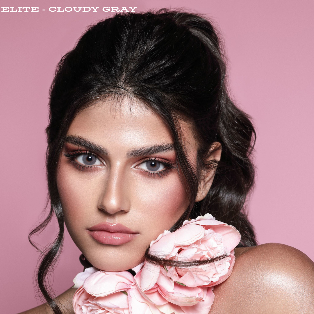 Bella Monthly Elite Collection Cloudy Gray (2 Lens/Box)