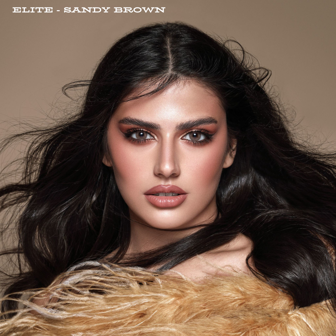Bella Monthly Elite Collection Sandy Brown (2 Lens/Box)