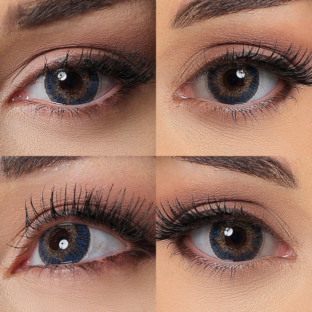 CELEBRATION COLORS | Yearly Color Contact Lens (1 Lens Per Bottle)-Breezy Blue