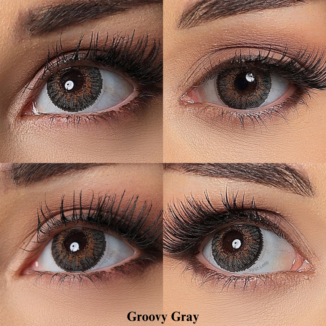 Celebration Monthly Disposable Color Contact Lens (1 Lens Box) - Groovy Gray