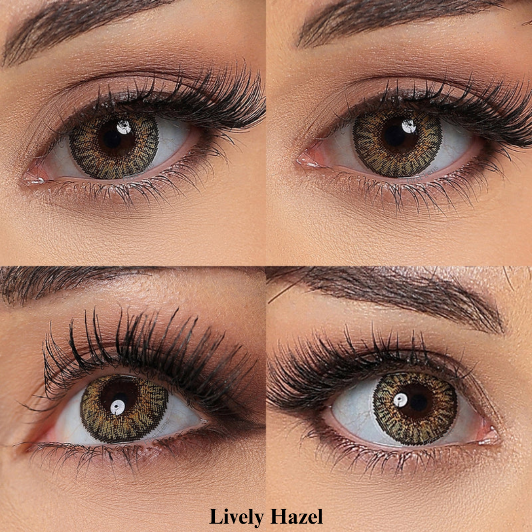Celebration Monthly Disposable Color Contact Lens (1 Lens Box) - Livly Hazel