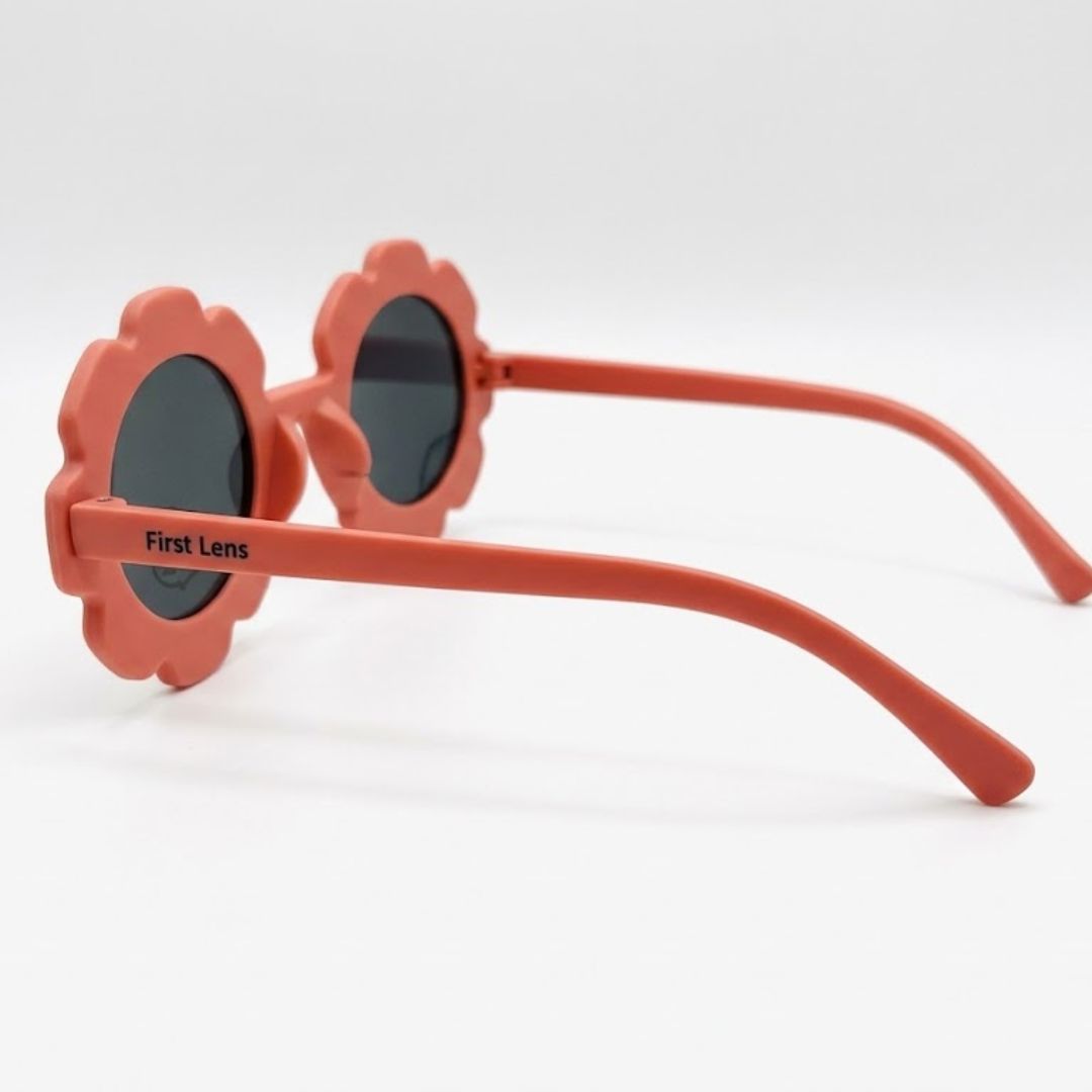 First Lens Charm Customized Kids Sunglasses With Name UV400 Dusky - S429