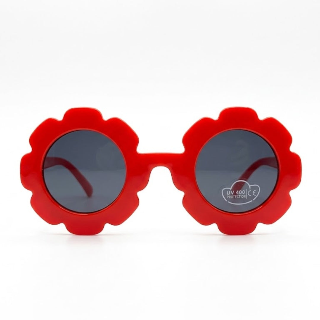 First Lens Charm Customized Kids Sunglasses With Name UV400 Red - S437