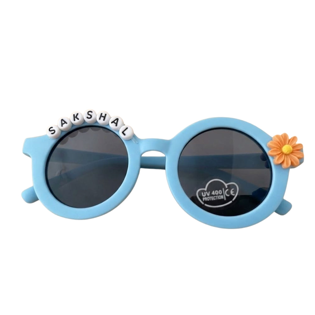 First Lens Kids Custom Sunglasses With Name UV-Blue-400