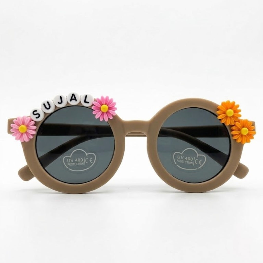 First Lens Kids Custom Sunglasses With Name UV-Tea-400