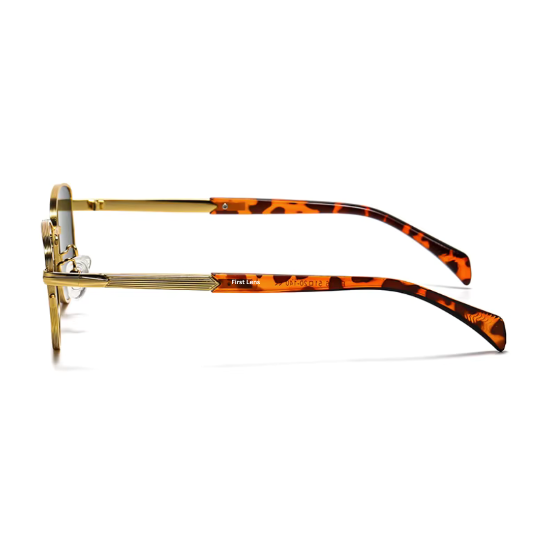 First Lens AeroPrime UV400 Sunglasses - Leopard-Green - S334