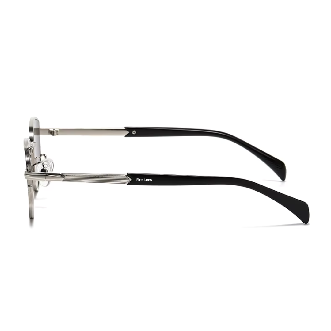 First Lens AeroPrime UV400 Sunglasses - Silver-Black - S335