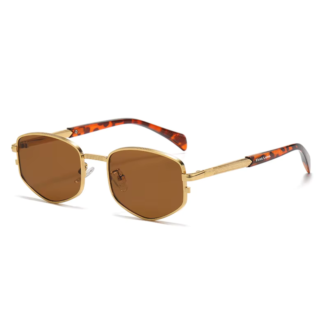First Lens AeroPrime UV400 Sunglasses - Leopard-Brown - S333