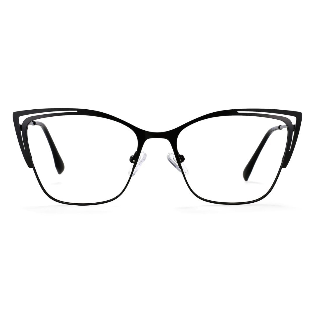 First Lens Black Charm Cat-Eye Blue Light Computer Glasses