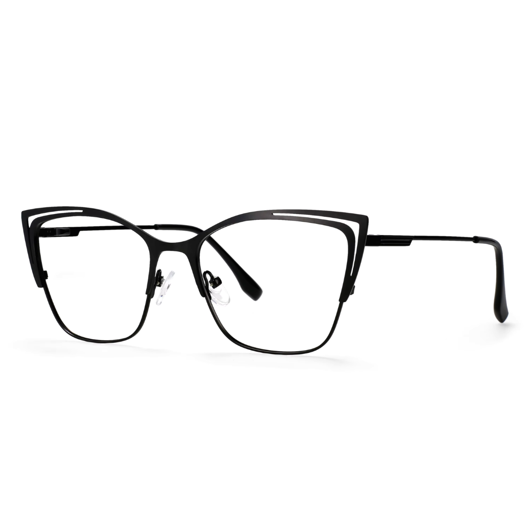 First Lens Black Charm Cat-Eye Blue Light Computer Glasses