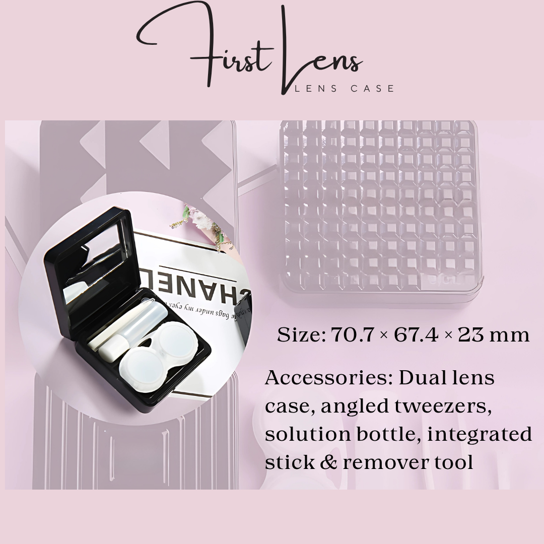 First Lens BlackForm Contact Lens Travel Kit