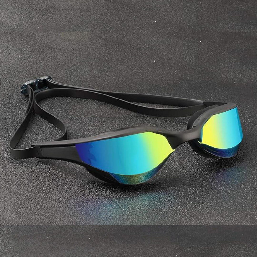 Sleek 006 Black First Lens BlueDive Swimming Goggles