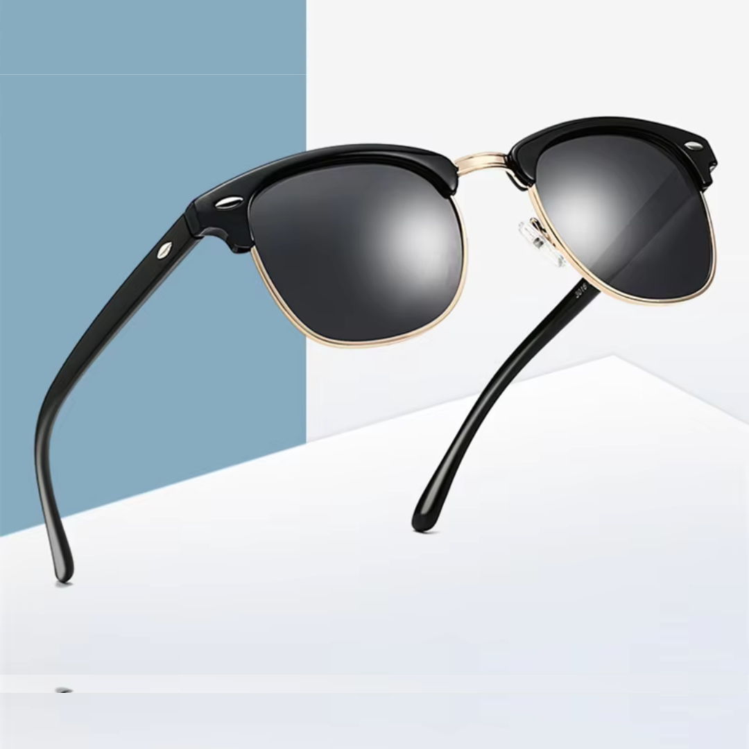 First Lens Bold Matte Sunglasses UV400 - Black - S051