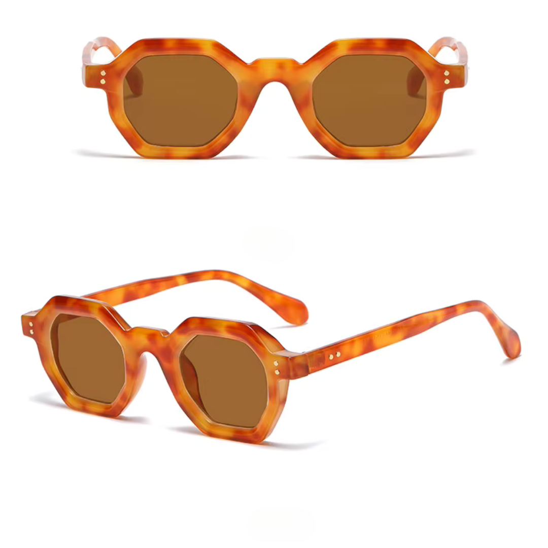 First Lens Bold Octagon Sunglasses - UV400 - S048