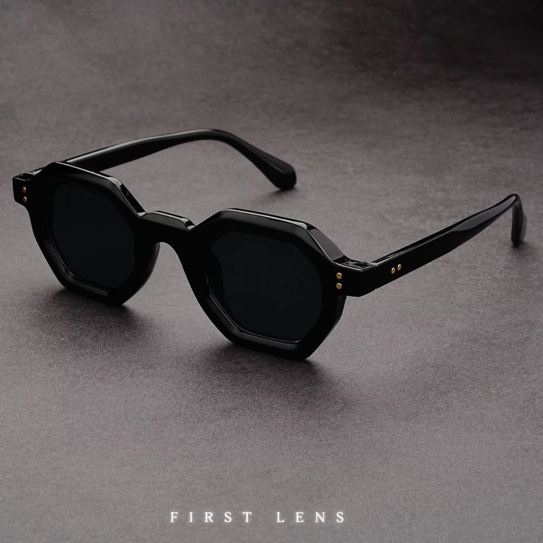 First Lens Bold Octagon Sunglasses - UV400 - S048