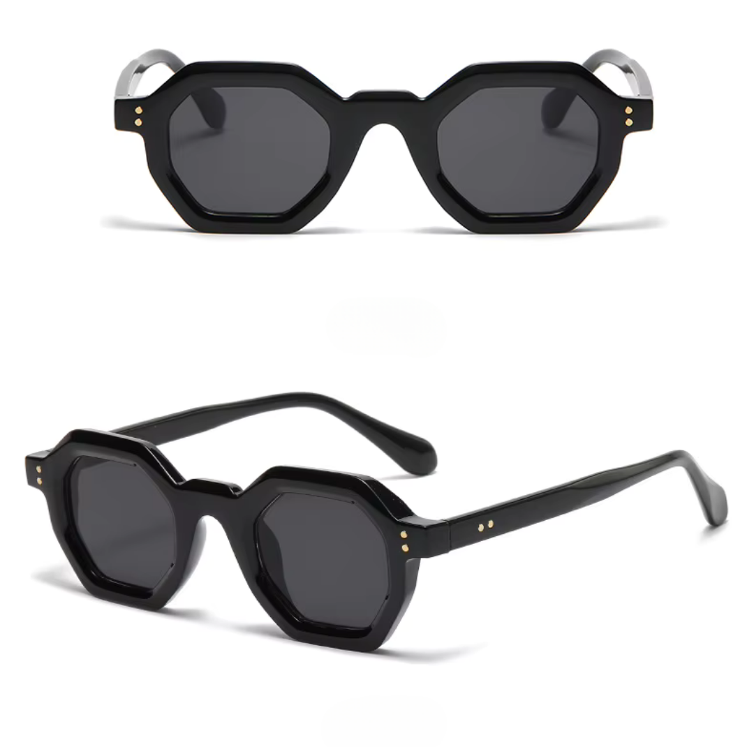 First Lens Bold Octagon Sunglasses - UV400 - S048