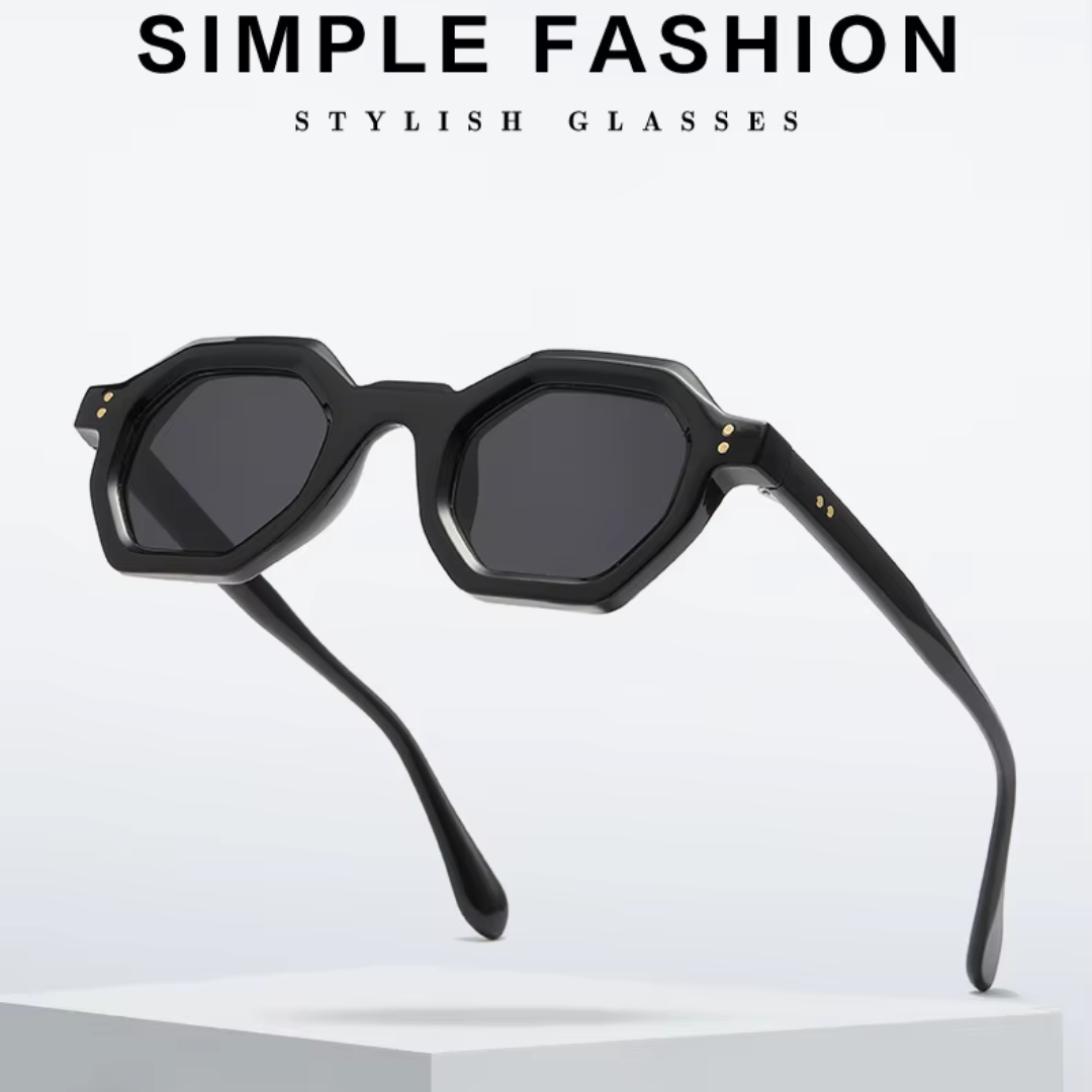 First Lens Bold Octagon Sunglasses - UV400 - S048