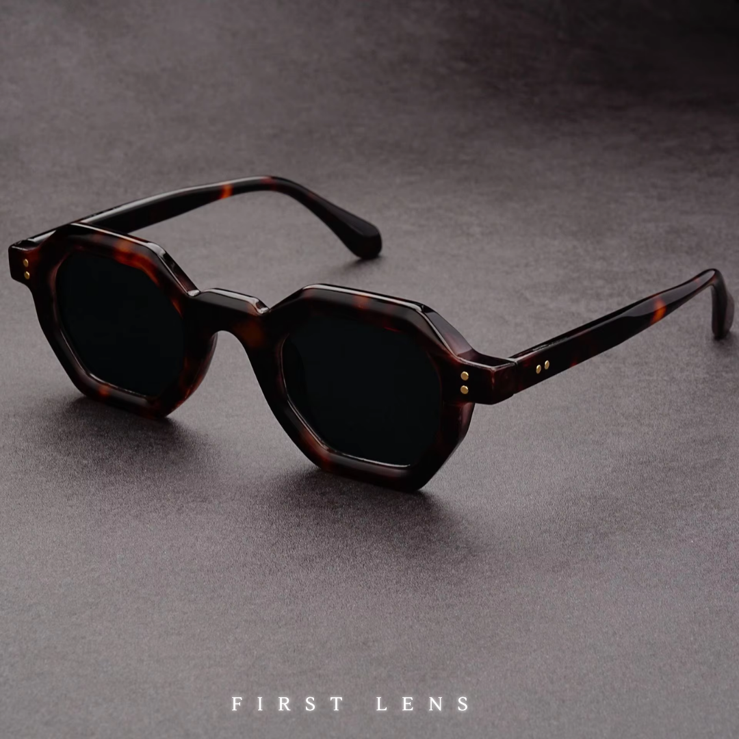 First Lens Bold Octagon Sunglasses - UV400 - S048