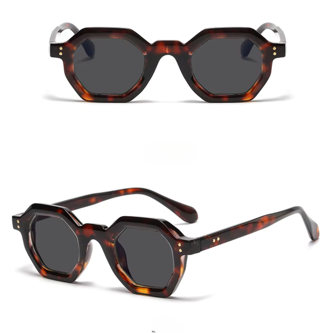 First Lens Bold Octagon Sunglasses - UV400 - S048