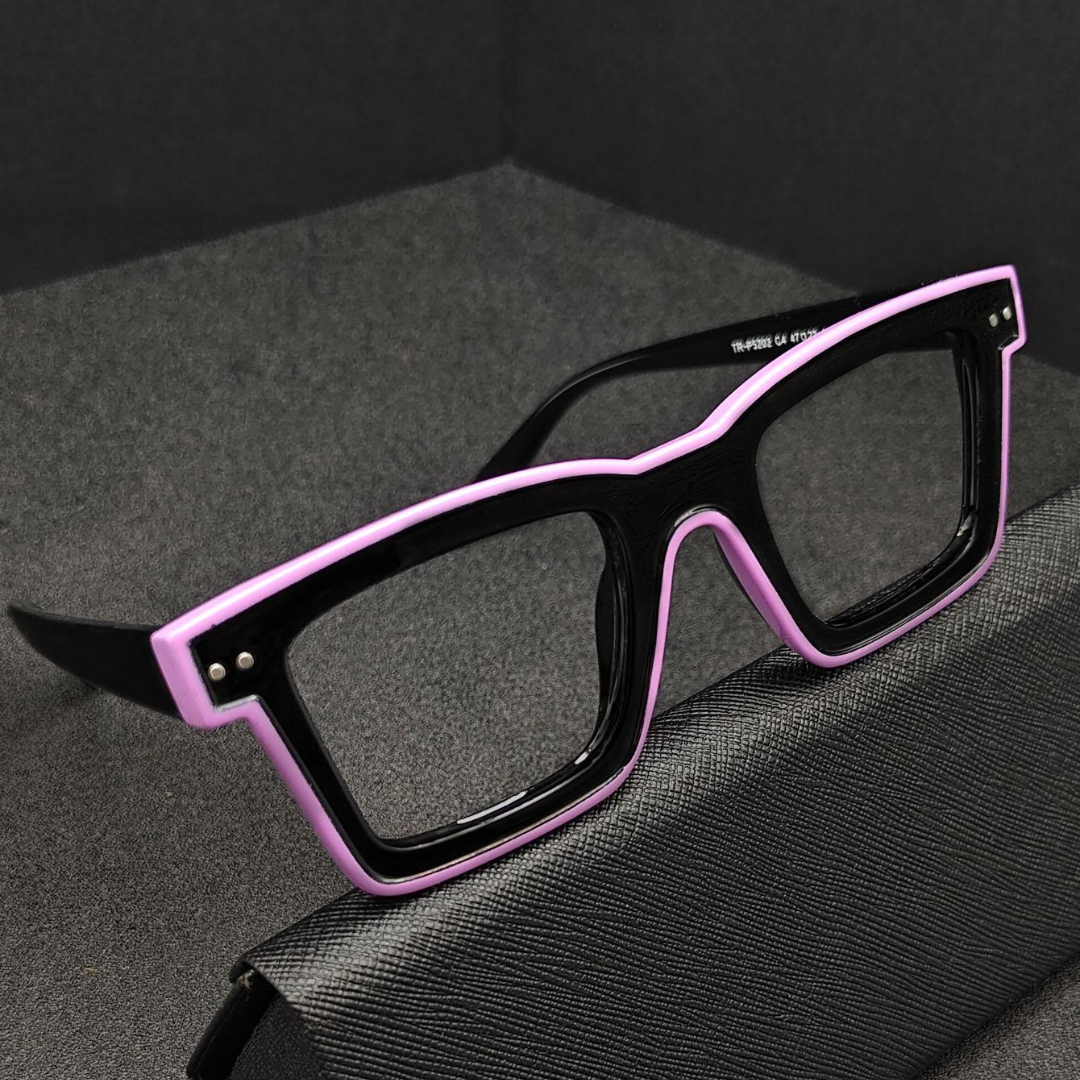 First Lens Bold Square Frame Computer Glasses B074