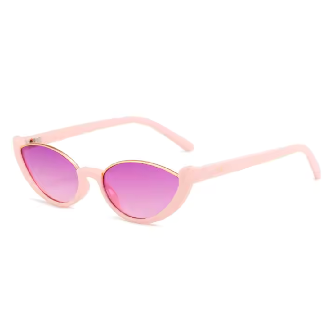 First Lens Cat Eye Eclipse Sunglasses UV-400