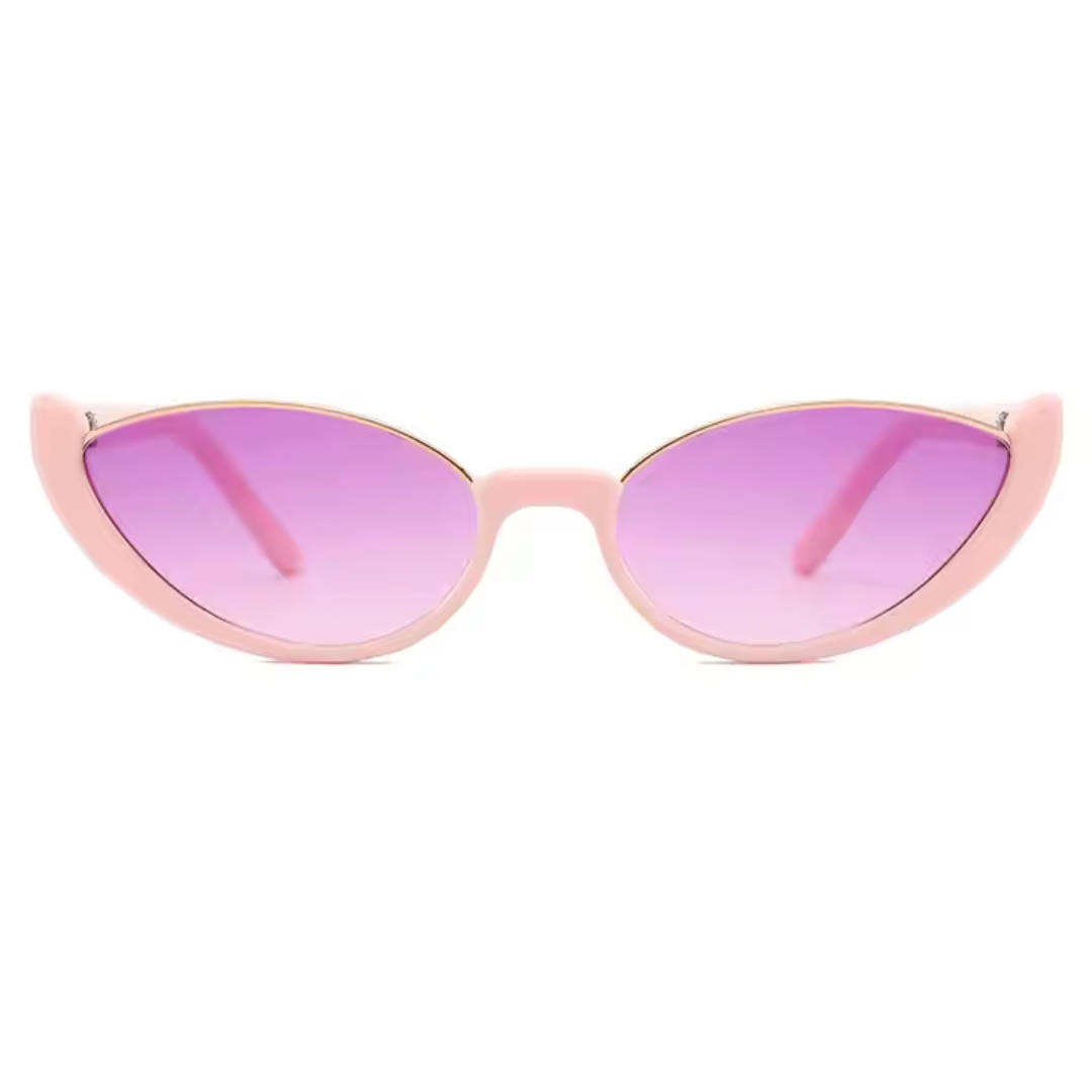 First Lens Cat Eye Eclipse Sunglasses UV-400