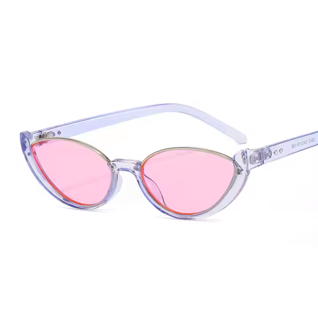 First Lens Cat Eye Eclipse Sunglasses UV-400