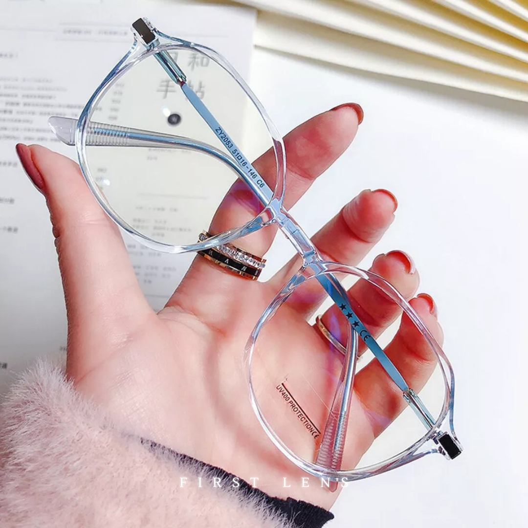 First Lens Chic Square Blue Light Computer Glasses - B043