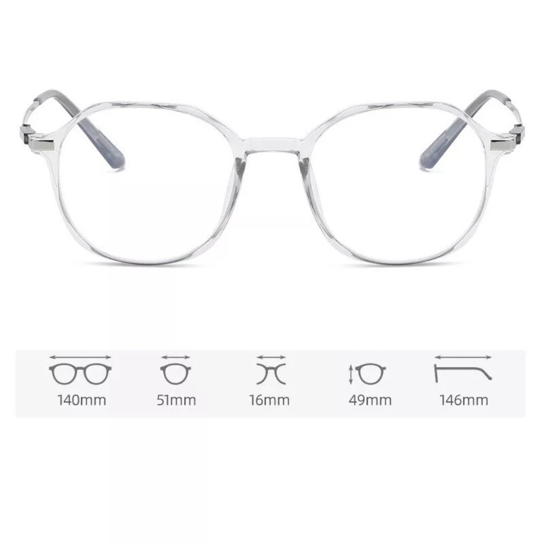 First Lens Chic Square Blue Light Computer Glasses - B043