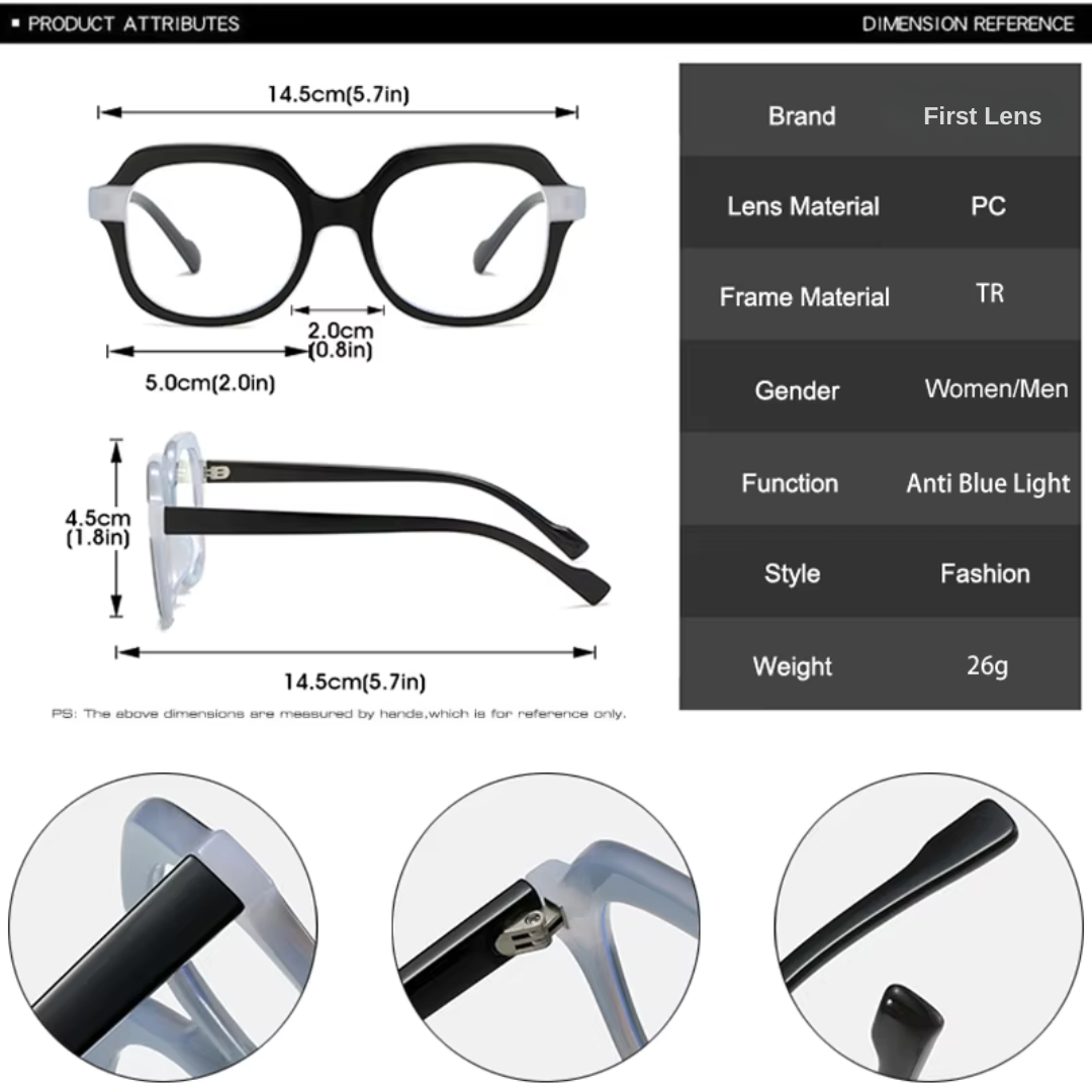 First Lens UrbanSpecs Blue Light Computer Glasses 003 - B054