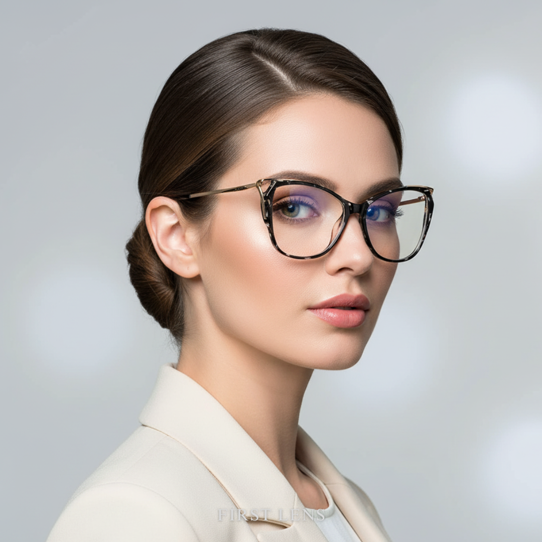 First Lens Crystal-Vue Blue Light Computer Glasses - B040