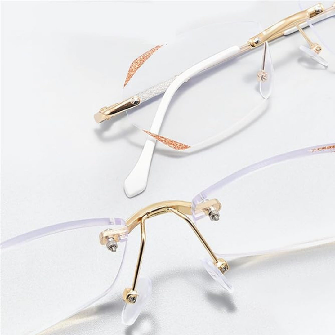 First Lens Diamond-Blink Blue Light Reading Glasses - R004