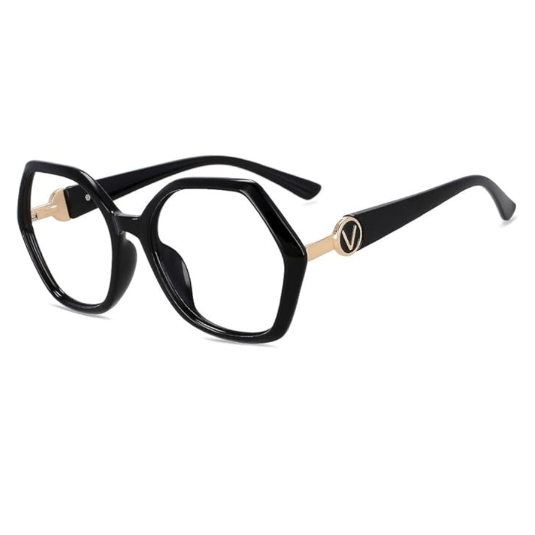 First Lens Diamond-Cut Transparent computer glasses - B061