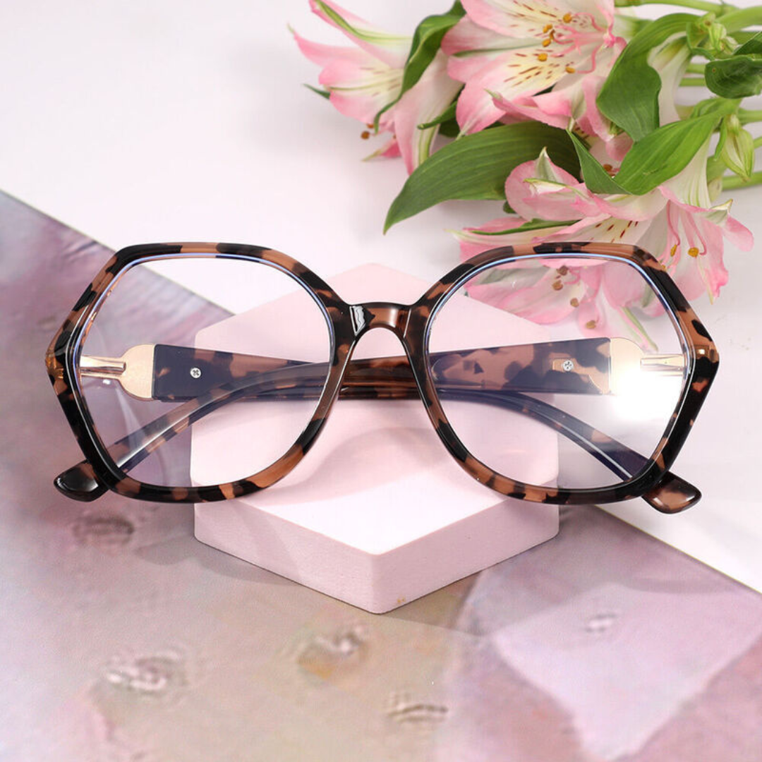 First Lens Diamond-Cut Transparent computer glasses - B061