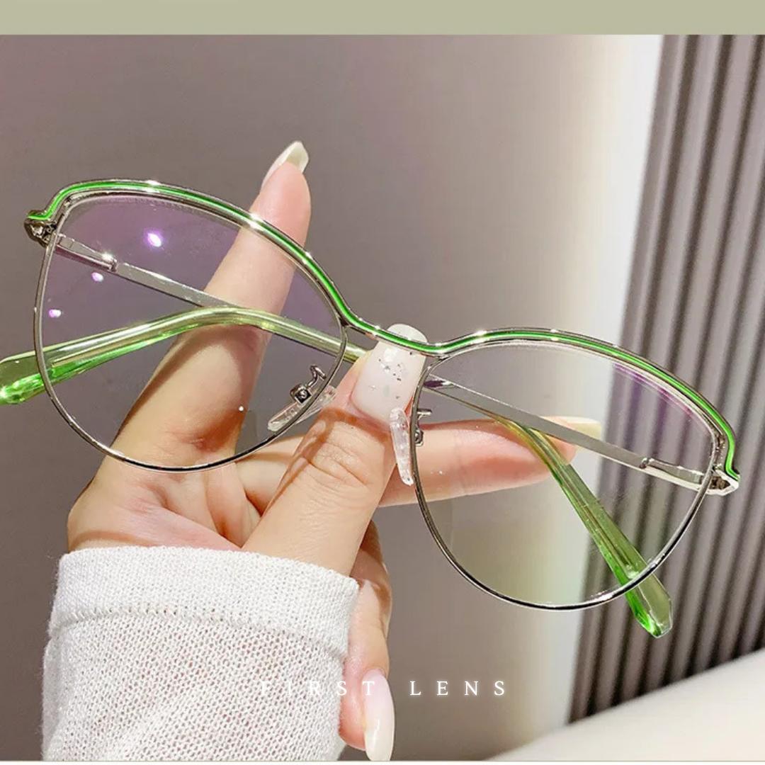 First Lens Elegant Cat-Eye Blue Light Computer Glasses - B039