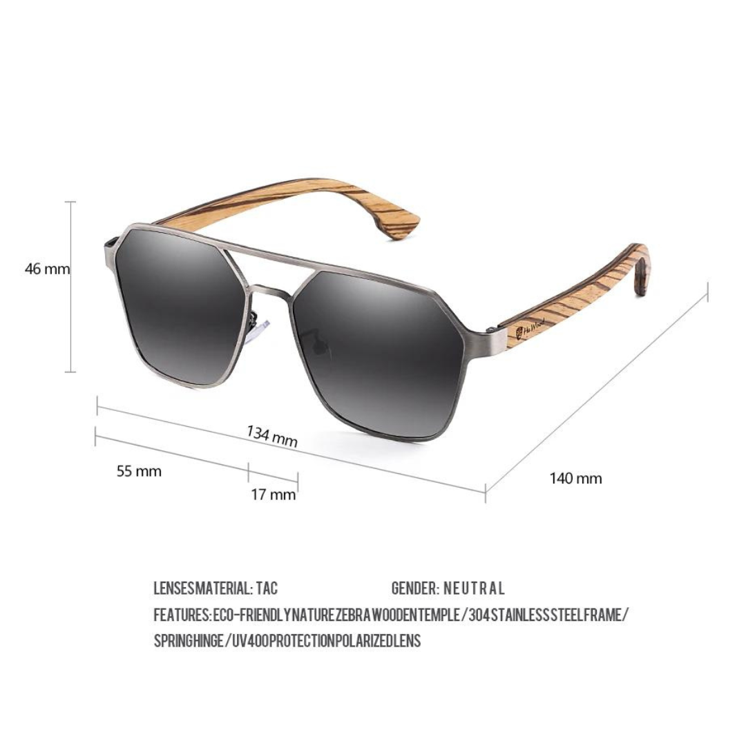 First Lens Grove Wooden (UV + Polarized) Sunglasses 006