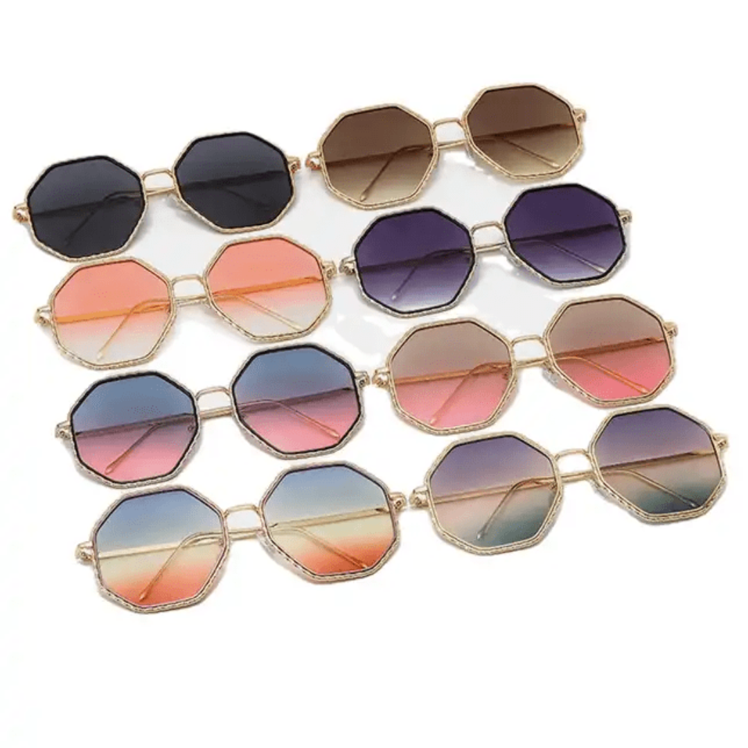 First Lens Glam Oversized Sunglasses - S071