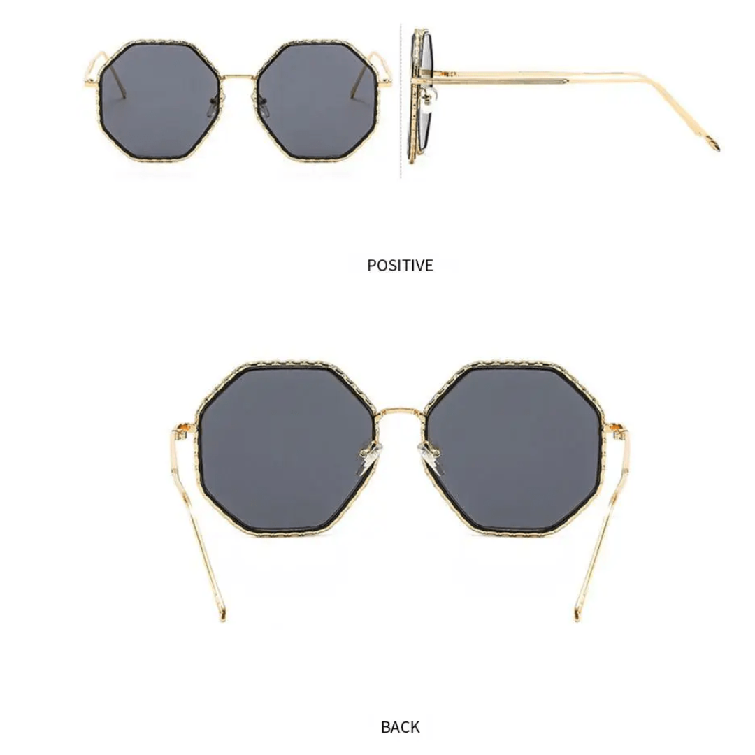 First Lens Glam Oversized Sunglasses - S071