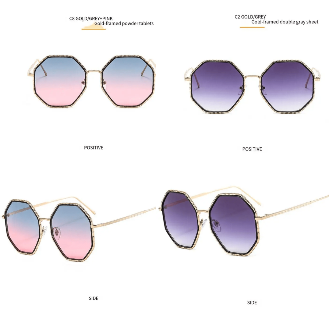 First Lens Glam Oversized Sunglasses - S071