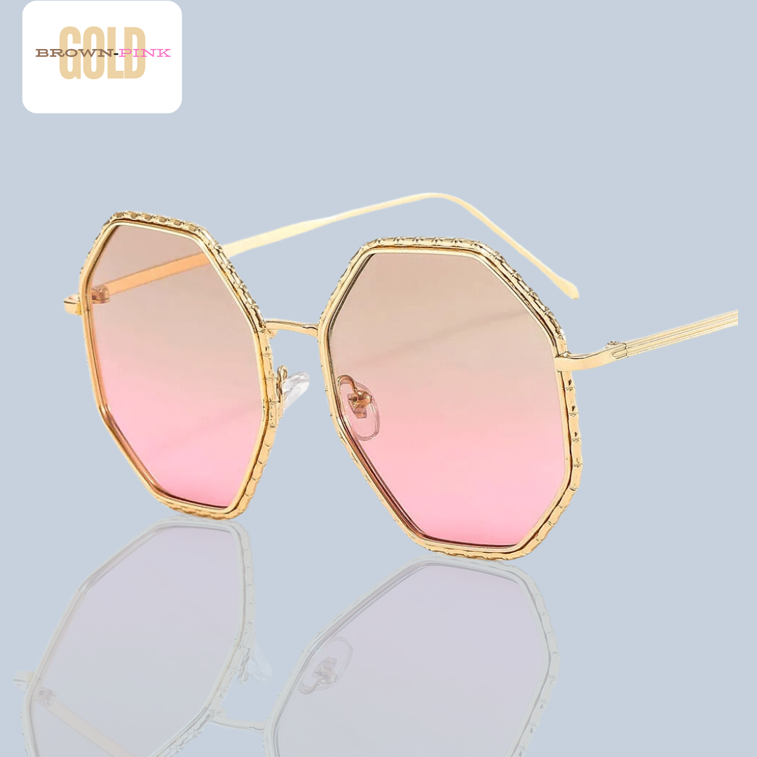 First Lens Glam Oversized Sunglasses - S071