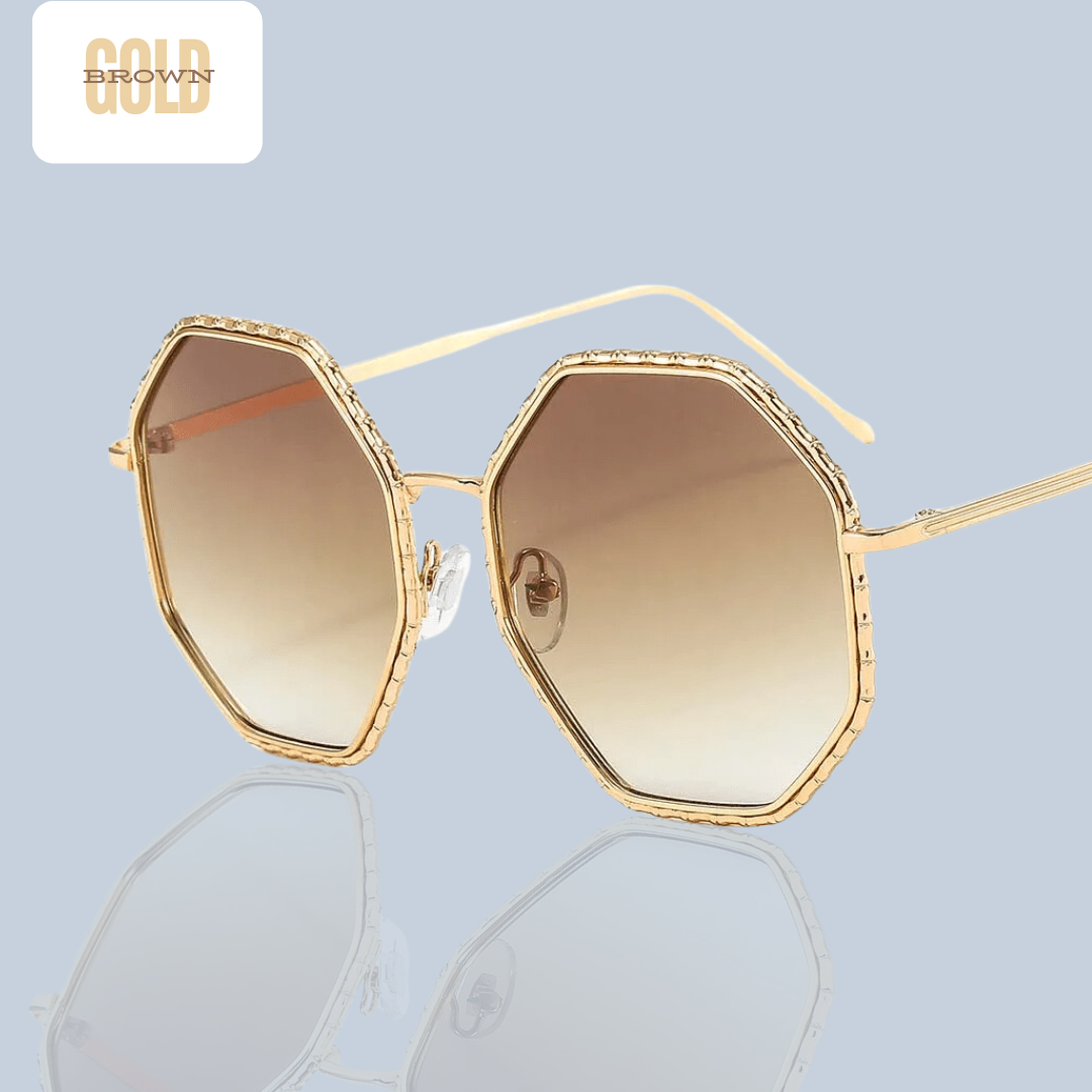 First Lens Glam Oversized Sunglasses - S071