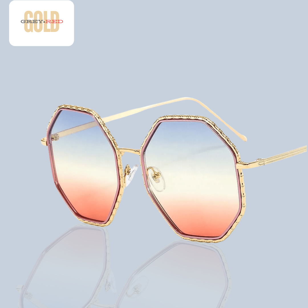 First Lens Glam Oversized Sunglasses - S071