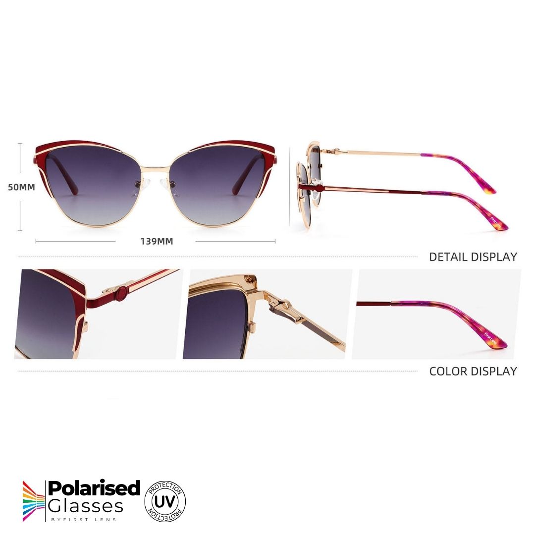 UV400 stylish sunglasses Glamour polarized eyewear S035