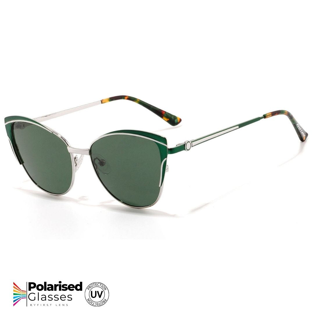 Trendy polarized sunglasses First Lens Glamour S035 unisex